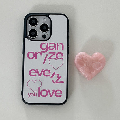 Organize Love Mirror Bumper Case (鏡面殼) (3色)