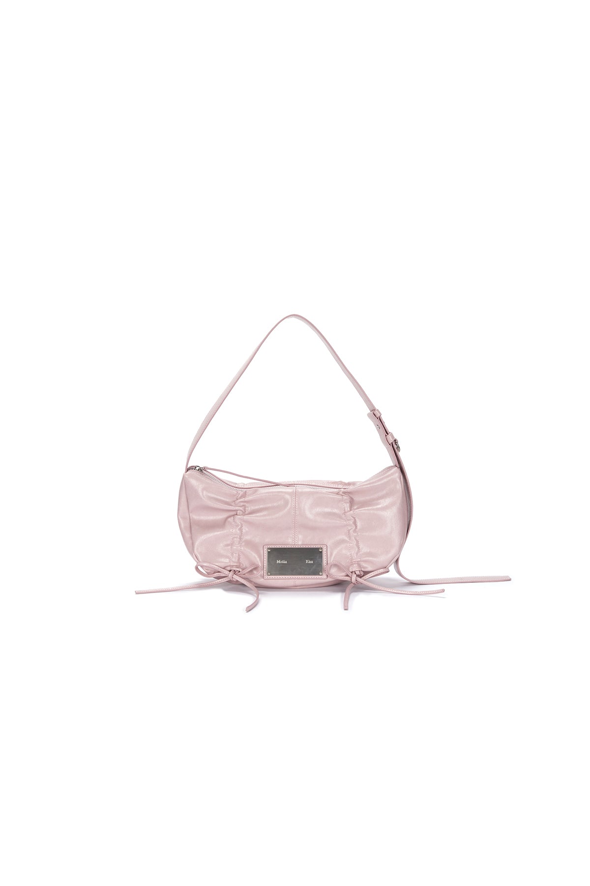 MATIN KIM HALF SHIRRING RIBBON ROUND BAG (6色)