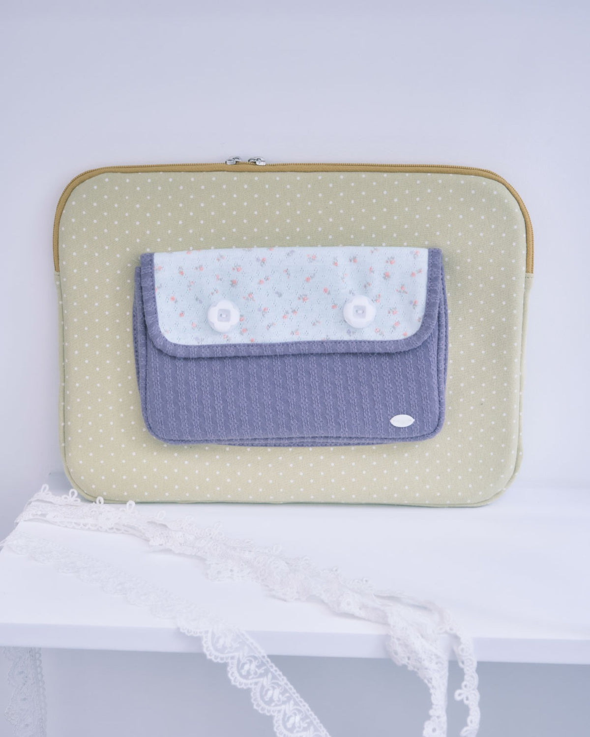 Cozing Big pocket notebook pouch_olive