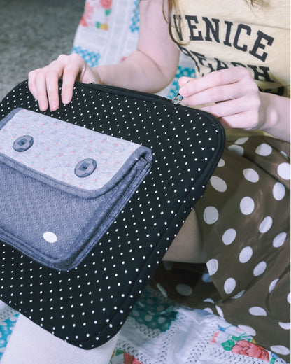 Cozing Big pocket notebook pouch_black