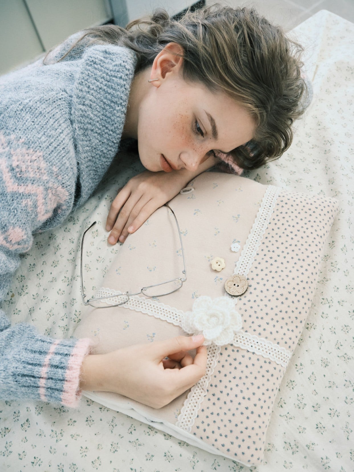 Cozing Blomming notebook pouch (2色)