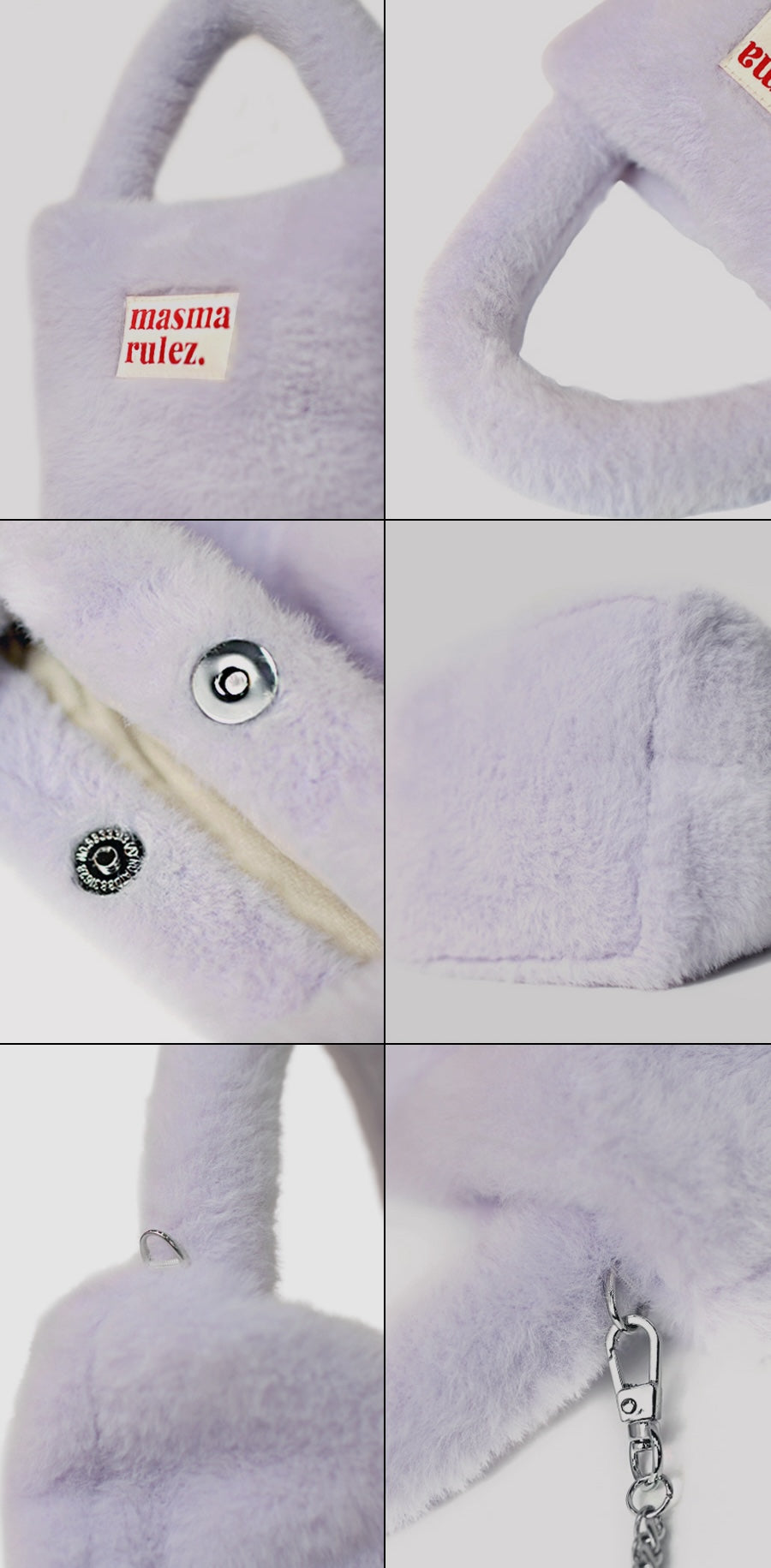 Masmarulez Bodry Tote Bag_Lavender – mydeermoon ☽ 韓國代購