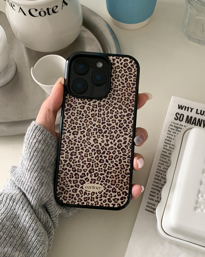 Earliner brown leopard bumper case (+Magsafe)