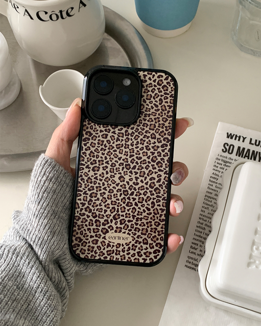 Earliner brown leopard bumper case (+Magsafe)
