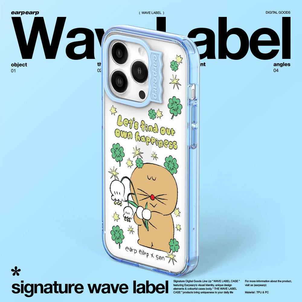 [EARP EARP X SEN] (Wave Label Clear Case) (13款)