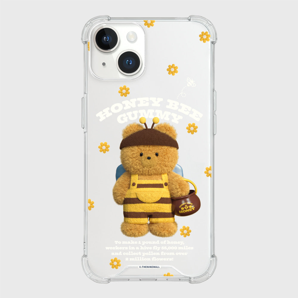 Honey Bee Gummy Phone Case (Clear/Tank Clear/Clear Card Storage)