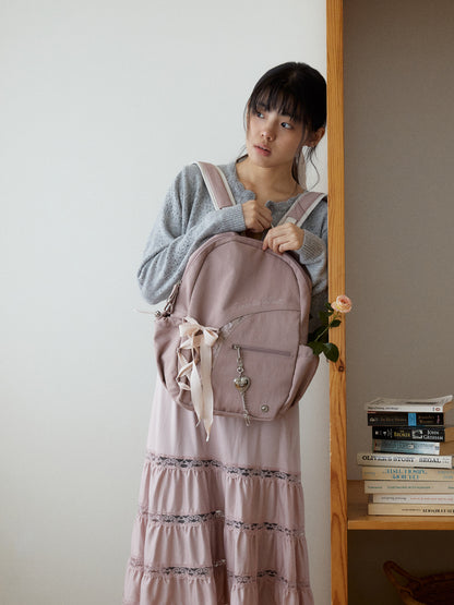 Ovuni Romantique Sneaker Backpack_Nude pink
