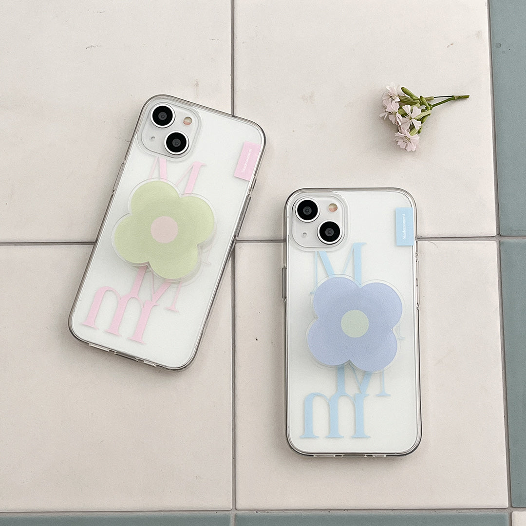 [mm] Two Tone Phone Case (Clear/Tank Clear/Clear card storage)