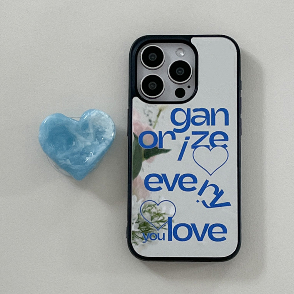 Organize Love Mirror Bumper Case (鏡面殼) (3色)