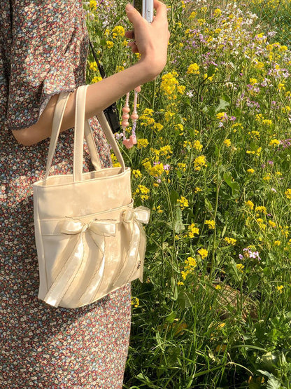 Ovuni Mini Easy Ribbon Bag_Sand beige