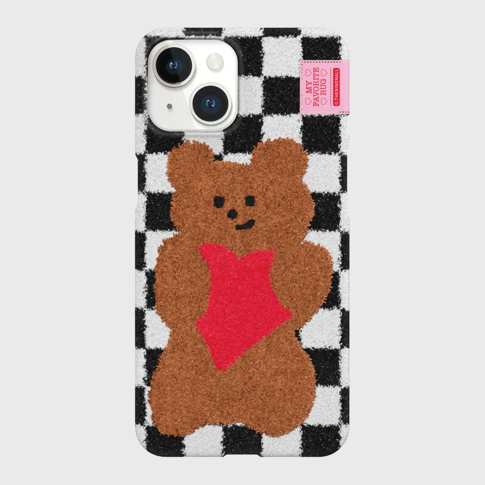 Gummy Checkerboard Rug Phone Case (Hard 普通硬殼)