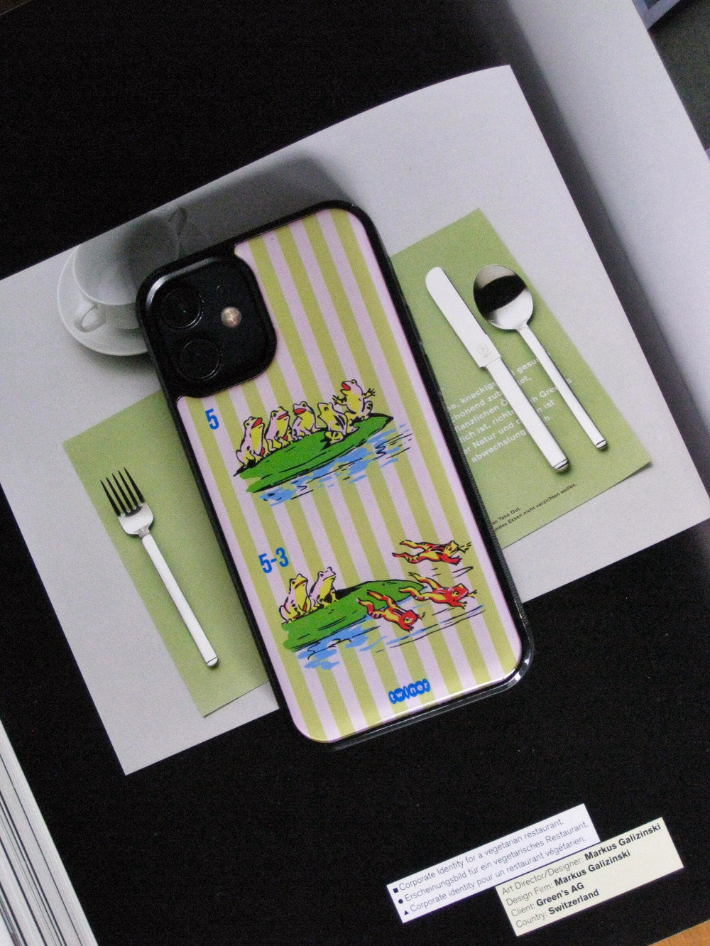 Twiner Froggy Phone Case (Epoxy)