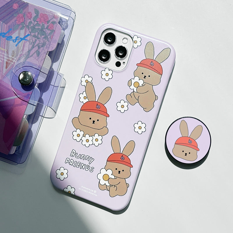 559 Friends Bunny B Purple Phone Case (Hard 普通硬殼)