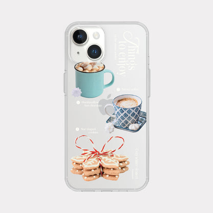 Holiday Dessert Phone Case (Clear/Tank Clear/Clear card storage)