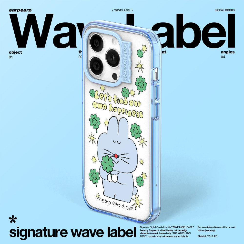 [EARP EARP X SEN] (Wave Label Clear Case) (13款)