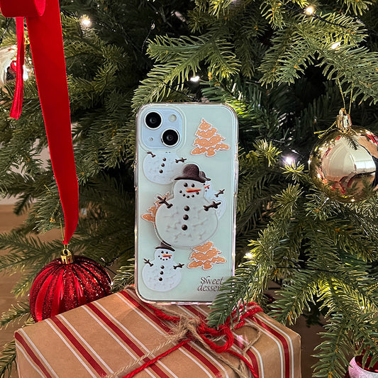 Holiday Dessert Pattern Phone Case (Clear/Tank Clear/Clear card storage)