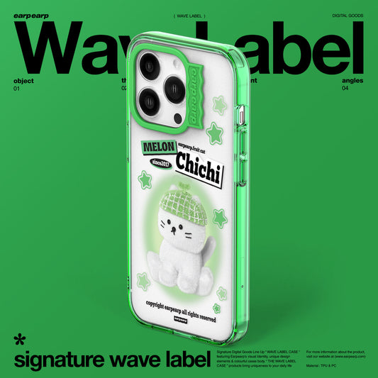 MELON CHICHI-GREEN (Wave Label Clear Case)