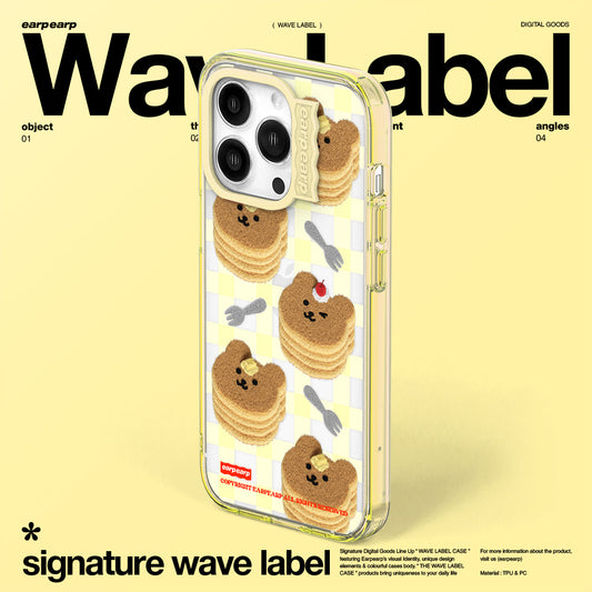 PANCAKE COVY-YELLOW (Wave Label Clear Case)