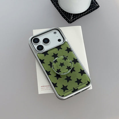 Star Fluff Phone Case (Silver bumper)
