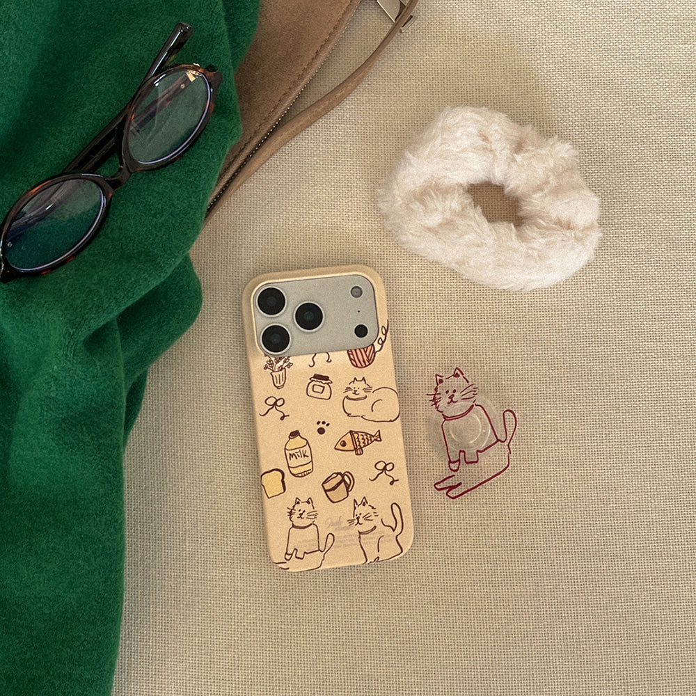 I Like Cat Phone Case (Hard/Card Storage/Magsafe)