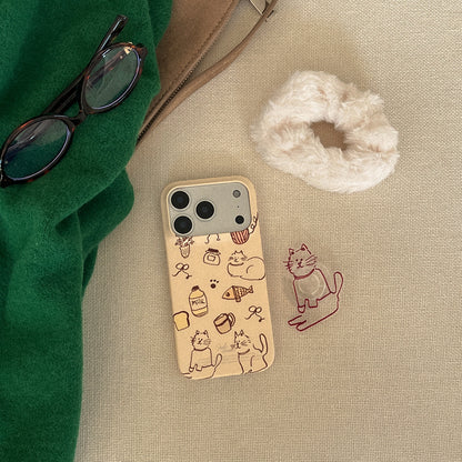 I Like Cat Phone Case (Hard/Card Storage/Magsafe)
