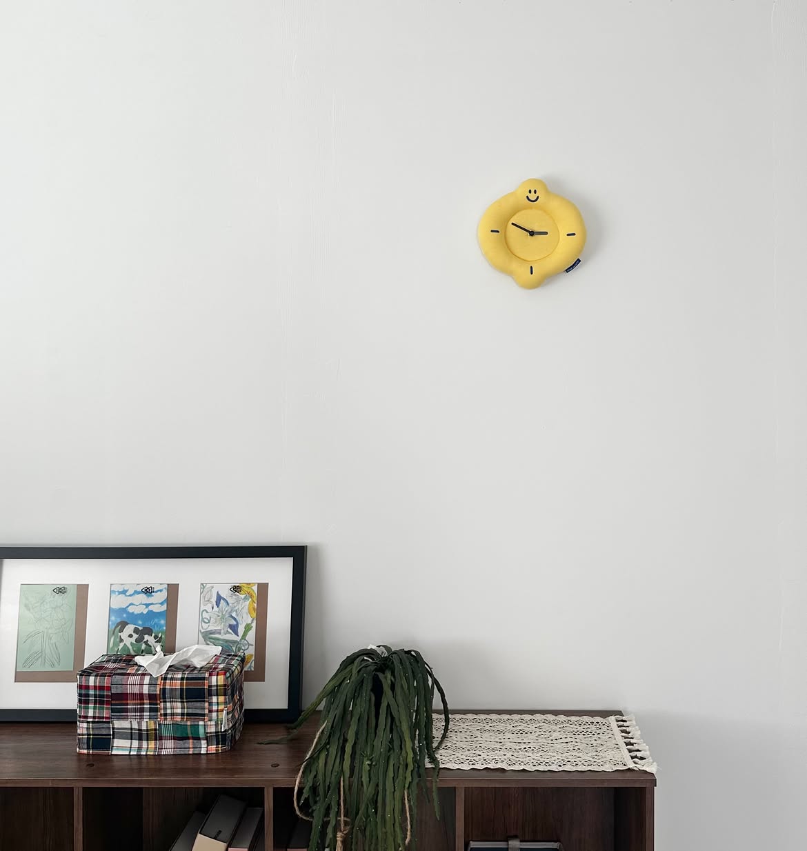 【新上架優惠】Second Morning Lemony Fabric Clock 布藝時鐘 掛墻鐘