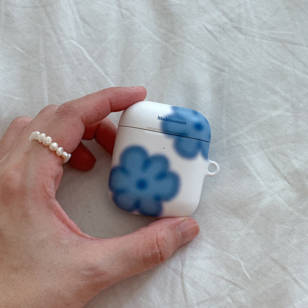 Blue Flower Airpods Case (Hard 硬殼) (2色)