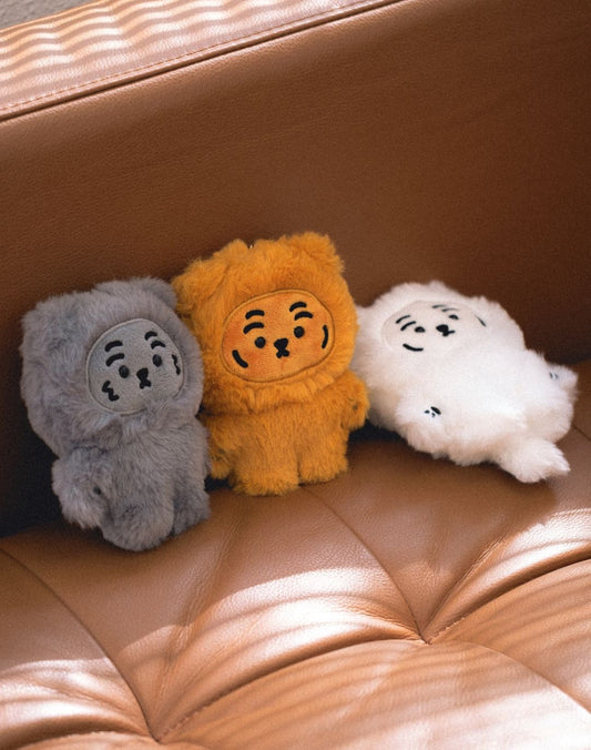 Muzik Tiger Fluffy Toffee Trio Plush Keyring (3款)