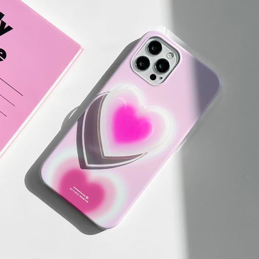 556 Blur Heart Phone Case (Hard 普通硬殼)