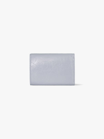 Fennec Crinkle Halfmoon Mini Wallet -Misty Lavender