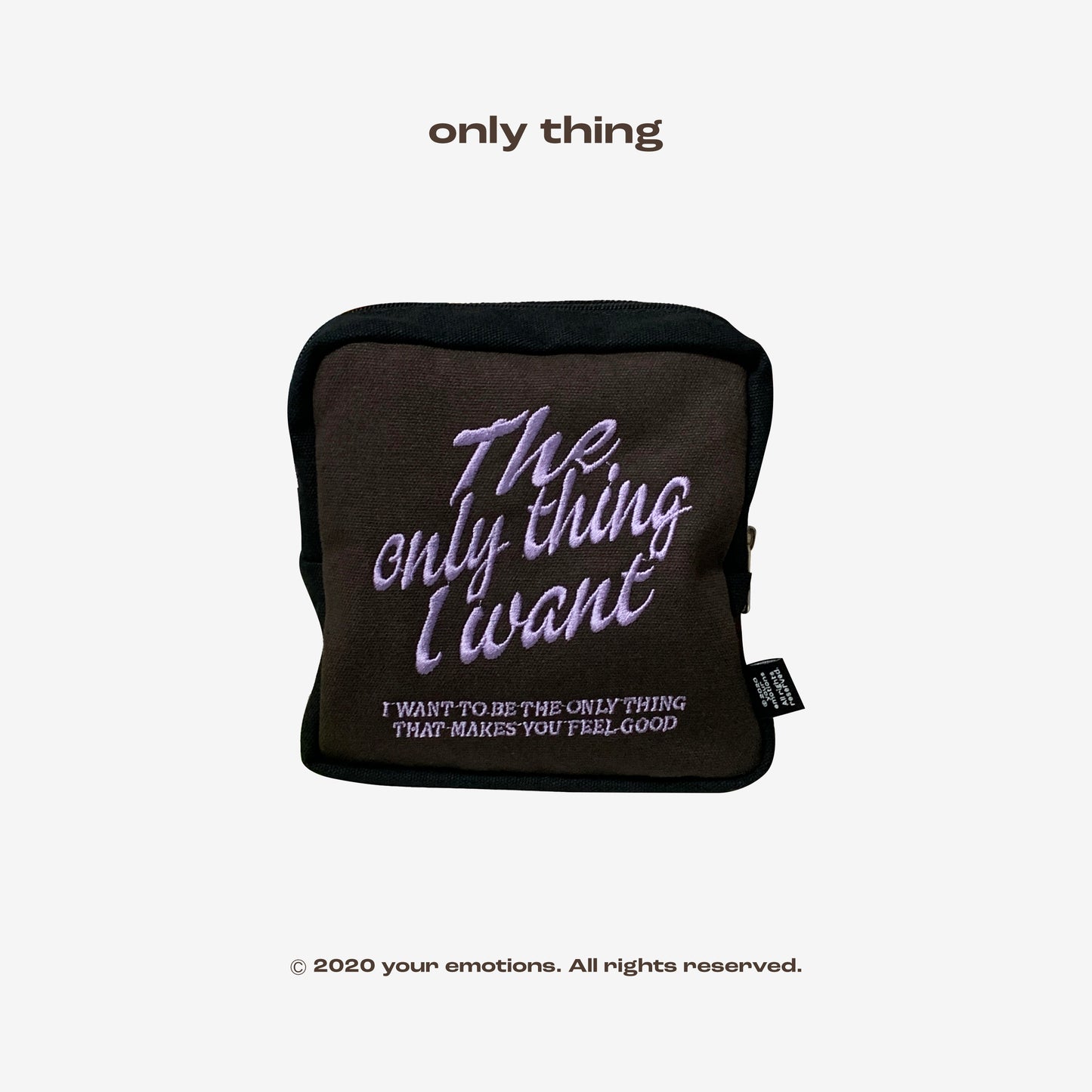 Your Emotions Only Things Pouch (2色)