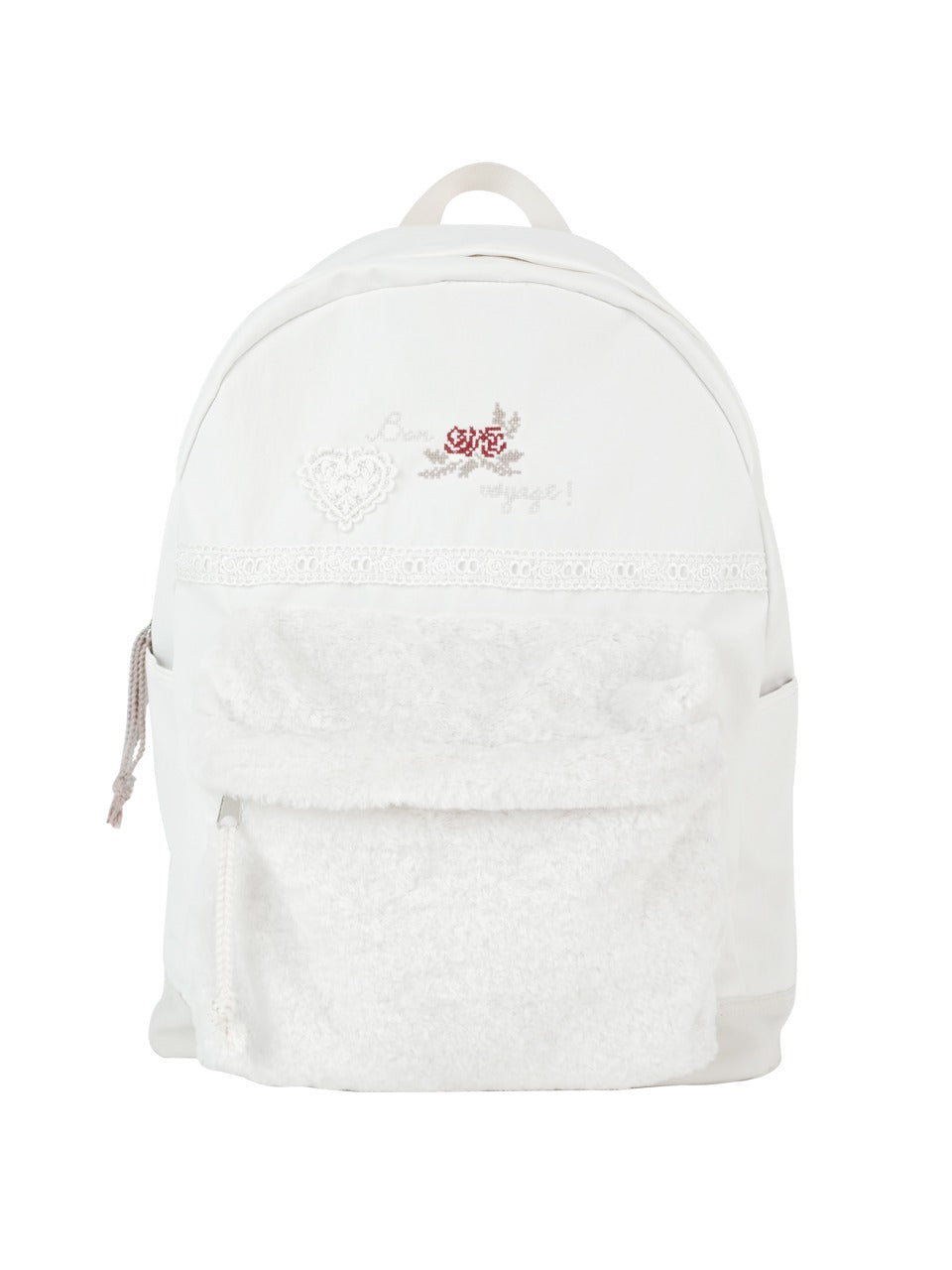 Ovuni Vintage Bon Voyage Backpack - Snow white