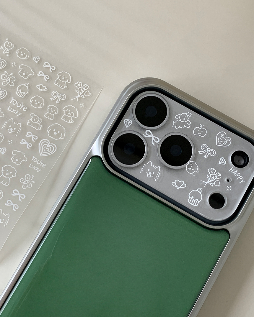 Earliner Camera Film Sticker Set_Puppy (3color)