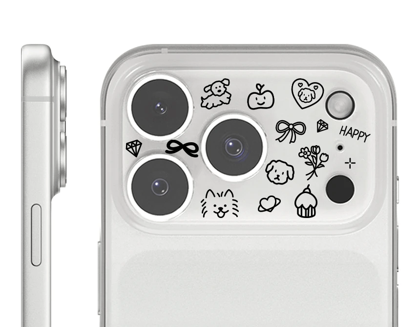 Earliner Camera Film Sticker Set_Puppy (3color)