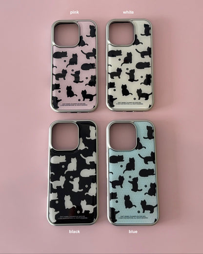 Your Emotions Beloved Cat Case (Silver Epoxy) (4色)