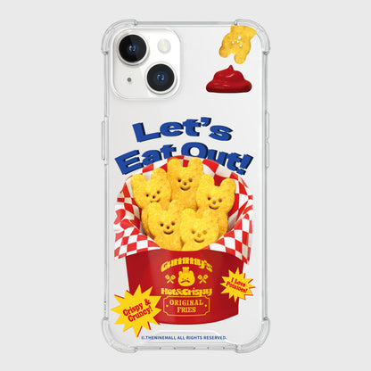 Smile Gummy Fries Phone Case (Clear/Tank Clear/Clear Card Storage)