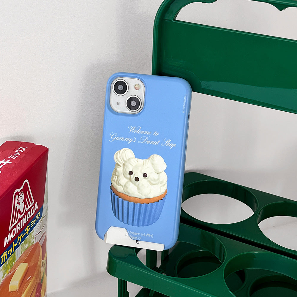 Gummy Donut Shop Phone Case (Hard/Card Storage) (4色)