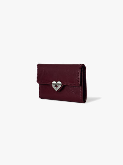 Fennec Hearty Flap Wallet - Deep cherry