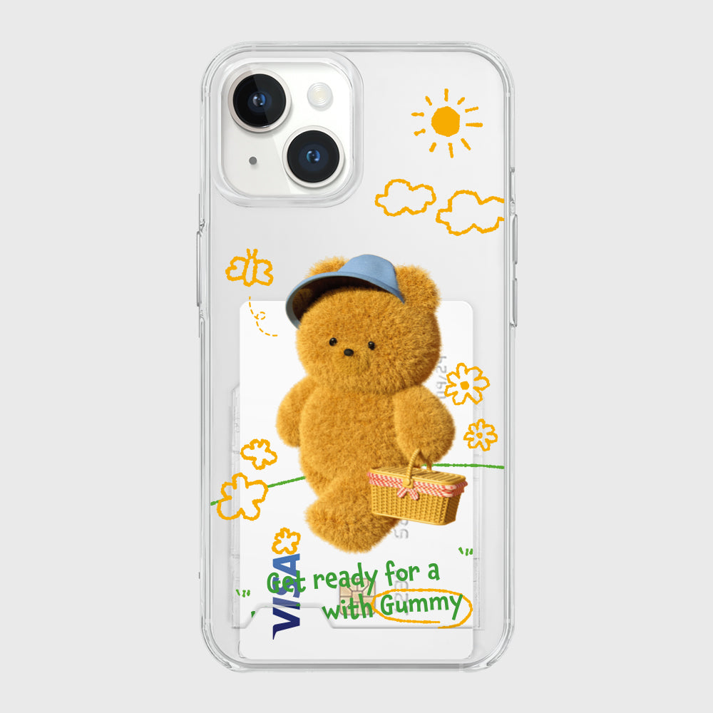 Picnic With Gummy Phone Case (Clear/Tank Clear/Clear Card Storage)