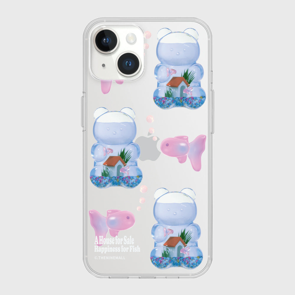 Pattern Gummy Fish House Phone Case (Clear/Tank Clear 透明/透明Tank款)