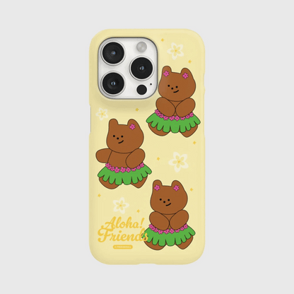 Aloha Gummy Phone Case (Hard/Card Storage)