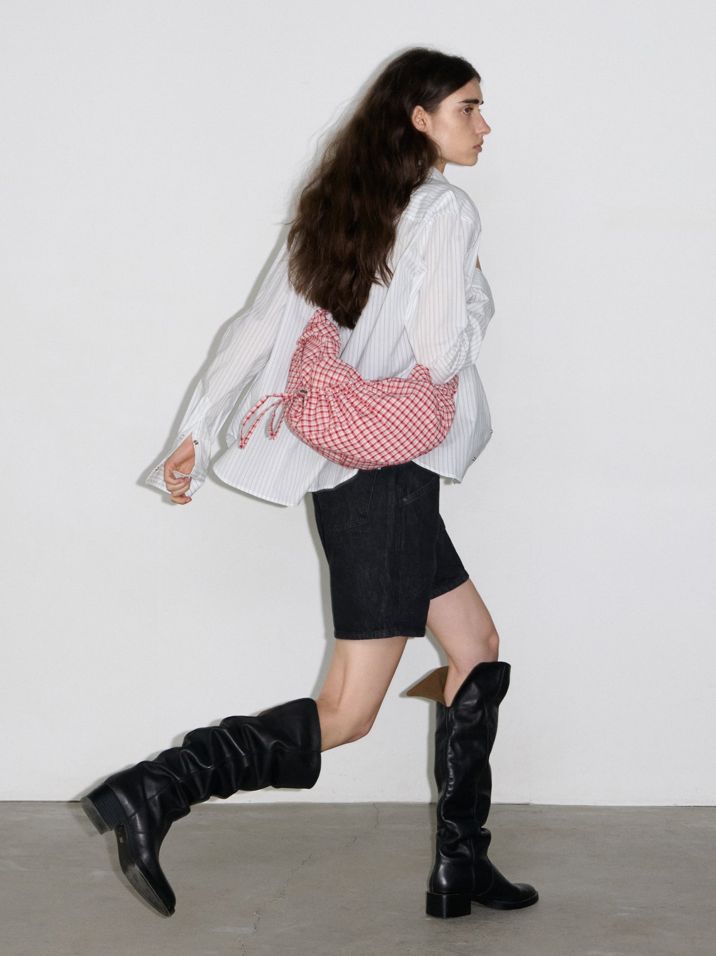 Fennec Lassie Bag - Check Red