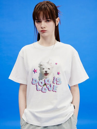 Waikei Dog Is Love Gooreum T-Shirts (3 Colors)