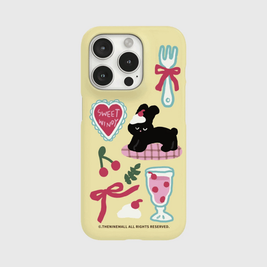 Dessert Windy Pattern Phone Case (Hard/Card Storage/Magsafe)
