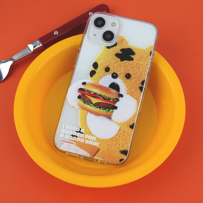 Favorite Hamburger Phone Case (Clear/Tank Clear 透明/透明Tank款)