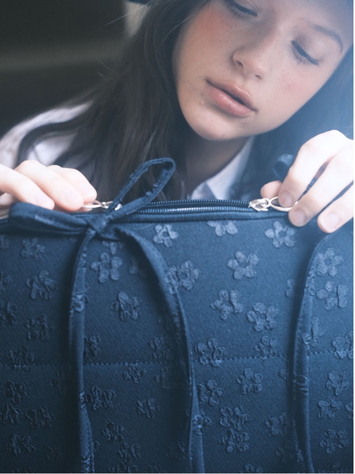 Cozing Bedding Notebook pouch_jacquard black