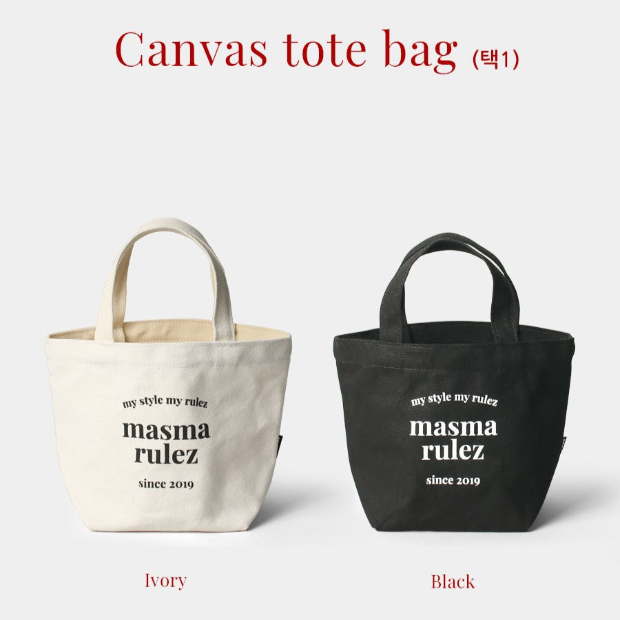 Masmarulez Canvas Tote Bag+String Pouch