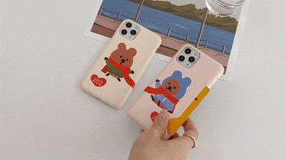 【情侶款💞】Disbunnystar Kongdak Muffler Phonecase (Hard 硬殼) (2款)