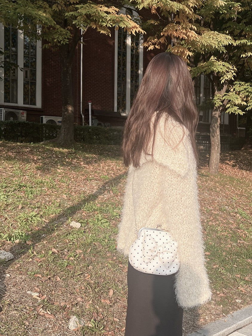 Peakdrawing [M] Cookies ribbon polkadot frame bag (2款)