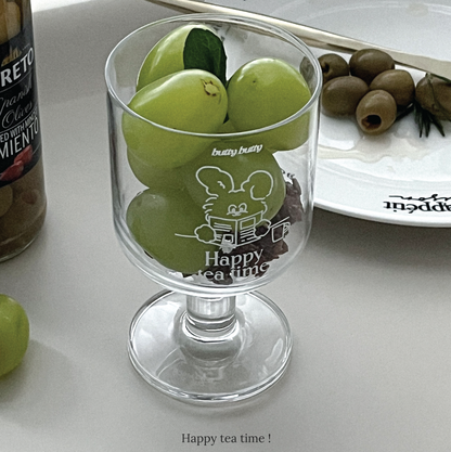 Mademoment Happy Teatime Goblet Glass